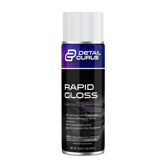 Detail Gurus Rapid Gloss Wax Spray – High Shine Car Wax & Sealant for Cars, Trucks, Boats, Motorcycles – Easy Spray-On Formula – Streak-Free Finish – 16 oz